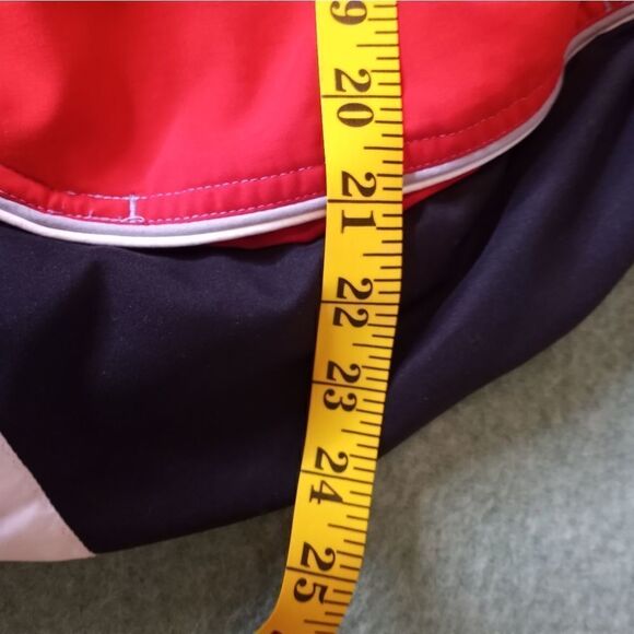 Speedo Mens Swim Trunks XL Red Elastic Waist Draw String Pockets Surfing Shorts. - Picture 7 of 10